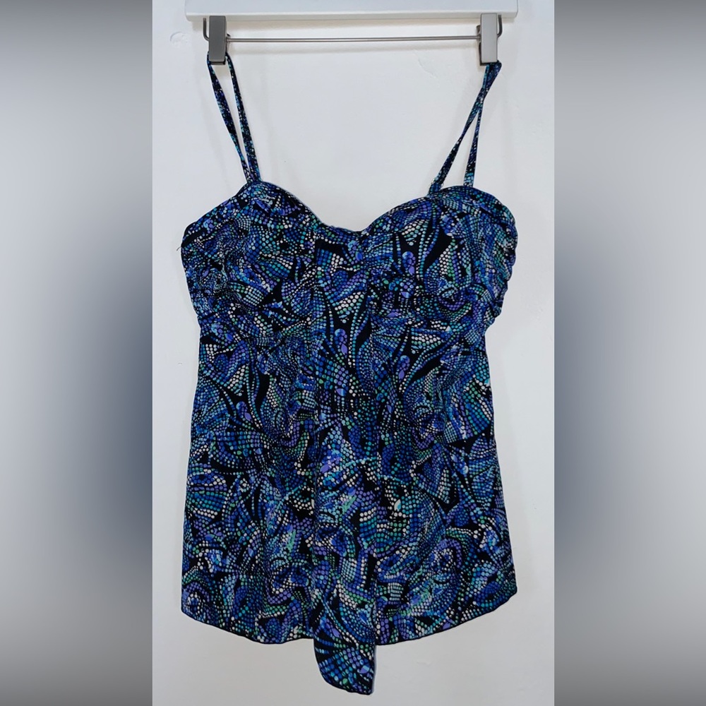 NWOT A Shore Fit Blue Tankini
